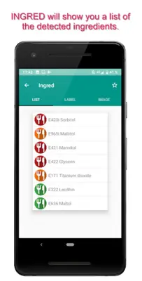 Ingred - Cosmetics and food android App screenshot 1